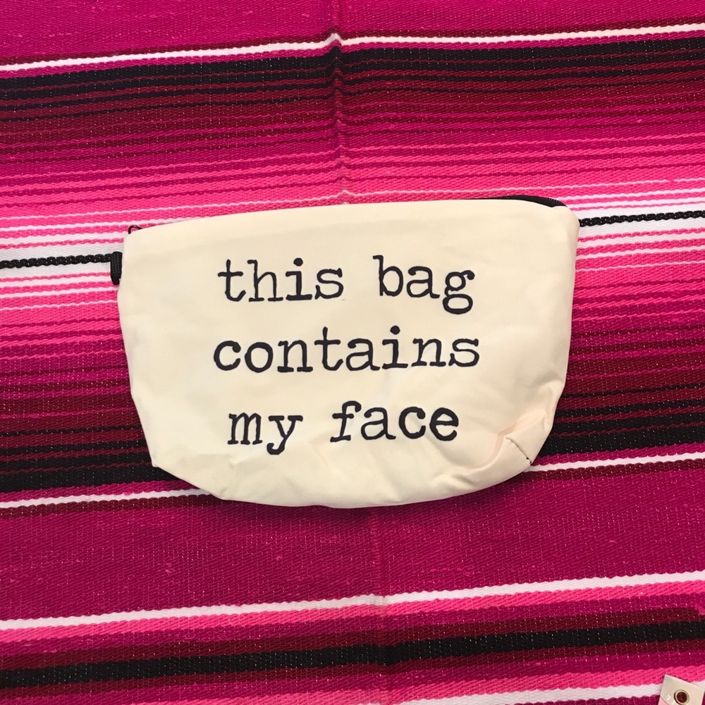 NWT verbiage makeup /toiletry bag